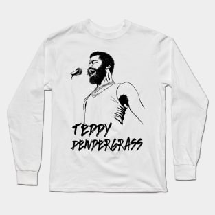 Teddy Pendergrass Long Sleeve T-Shirt